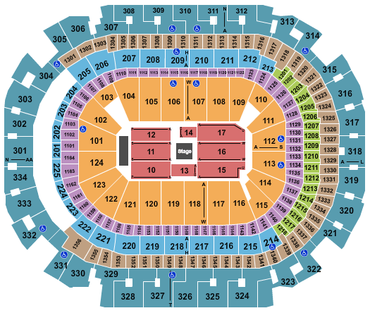 American Airlines Center Dave Chappelle Seating Chart